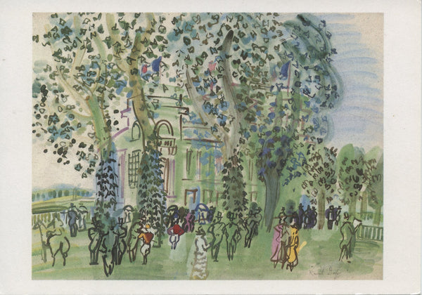Le Pesage à Deauville by Raoul Dufy - 4 X 6 Inches (10 Postcards)