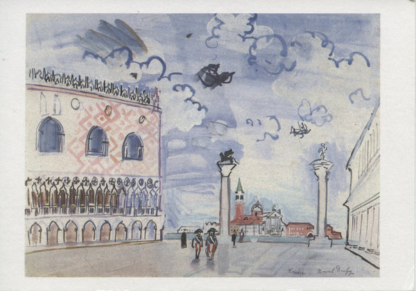 La Piazzata di San Marco by Raoul Dufy - 4 X 6 Inches (10 Postcards)