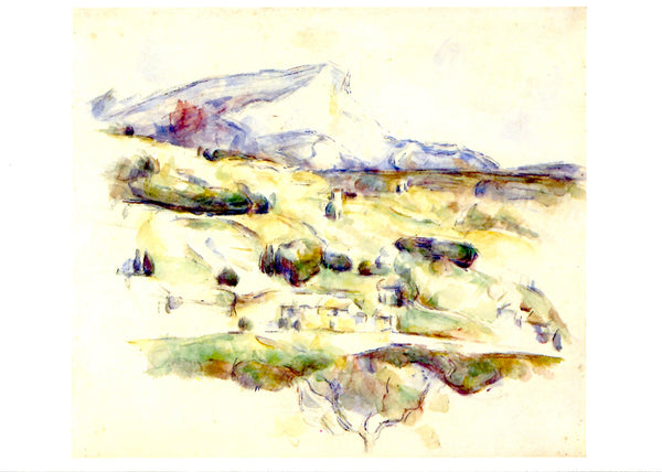 La Montagne Sainte-Victoire by Paul Cézanne - 4 X 6 Inches (10 Postcards)
