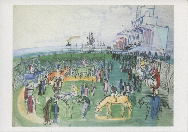 Le Paddock à Nice by Raoul Dufy - 4 X 6 Inches (10 Postcards)