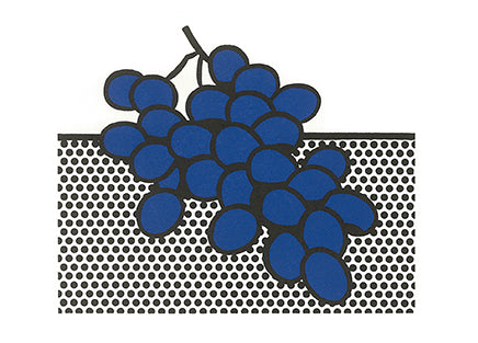 Blue Grapes, 1972 by Roy Lichtenstein - 4 X 6 Inches (10 Postcards)