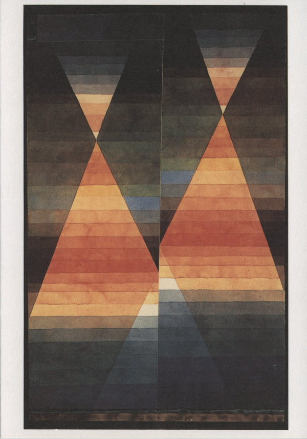 Double Tente by Paul Klee - 4 X 6 Inches (10 Postcards)