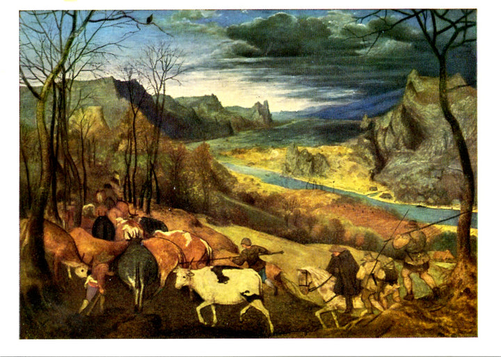 Die Heimkehr der Herde by Peter Bruegel - 4 X 6 Inches (10 Postcards)