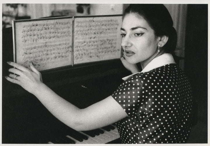 Maria Callas by David Seymour - 4 X 6 Inches (10 Postcards)