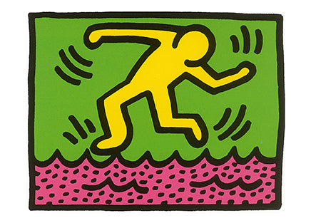 Retrospect (detail), 1989 by Keith Haring - 4 X 6 Inches (10 Postcards)