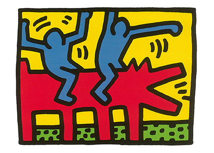 Retrospect (detail), 1989 by Keith Haring - 4 X 6 Inches (10 Postcards)