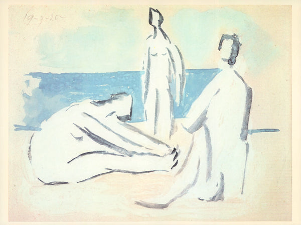 Three Bathers, 1920 by Pablo Picasso - 10 X 12 Inches (Art Print)