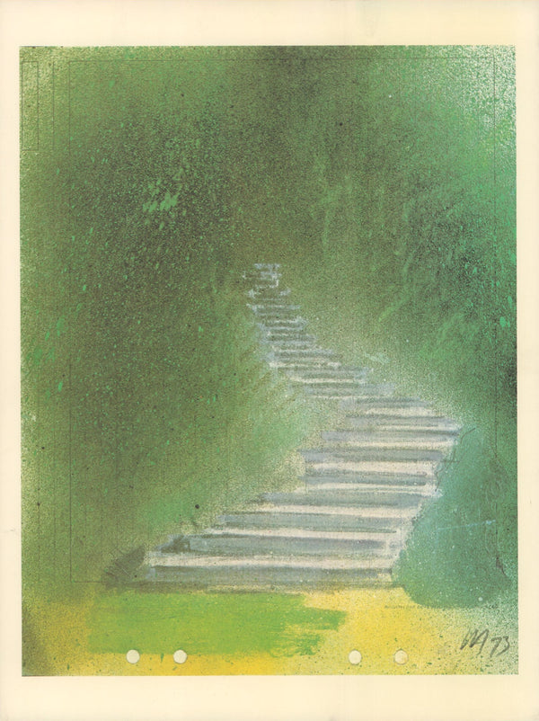 The Steps by Abraham - 10 X 12 Inches (Art Print)