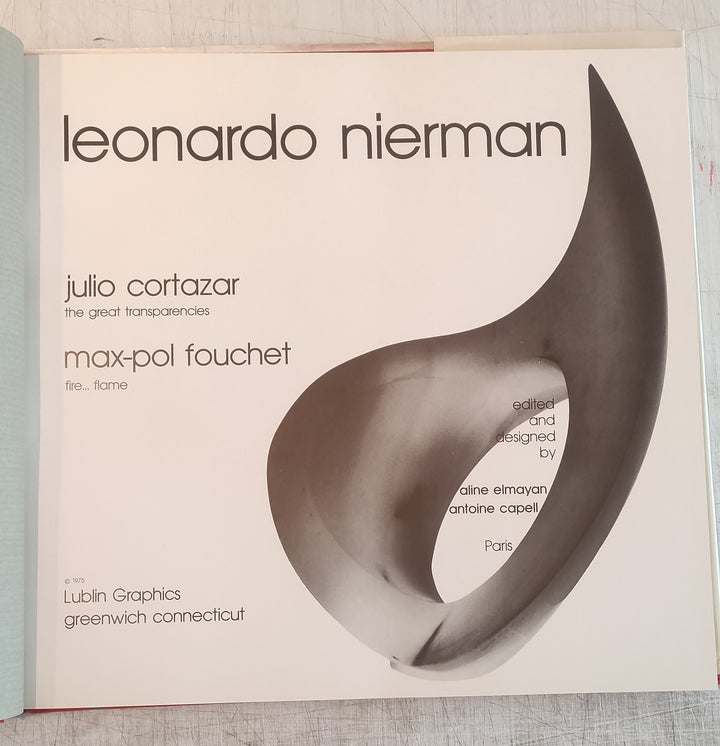 Leonardo Nierman by Aline Elmayan and Antoine Capell (Vintage Hardcover Book 1975)