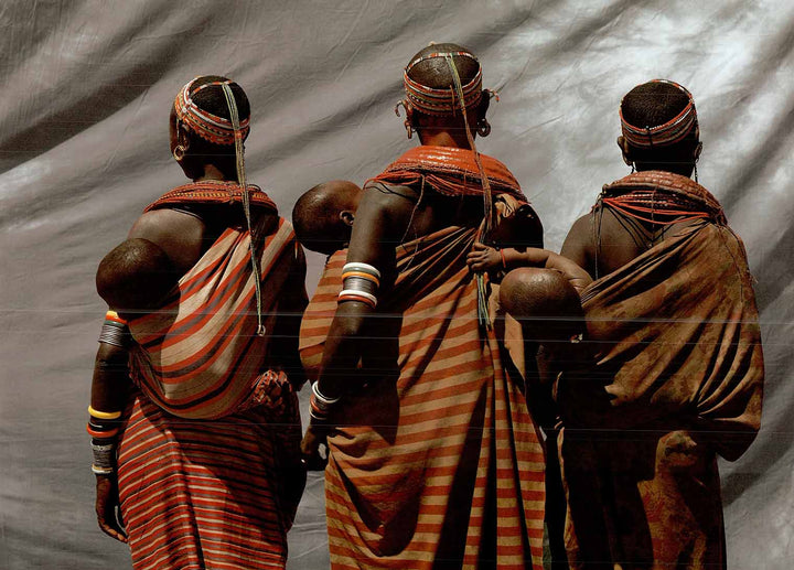 Women of Kenya by Daniel Fauchon - 20 X 28 Inches (Art Print)