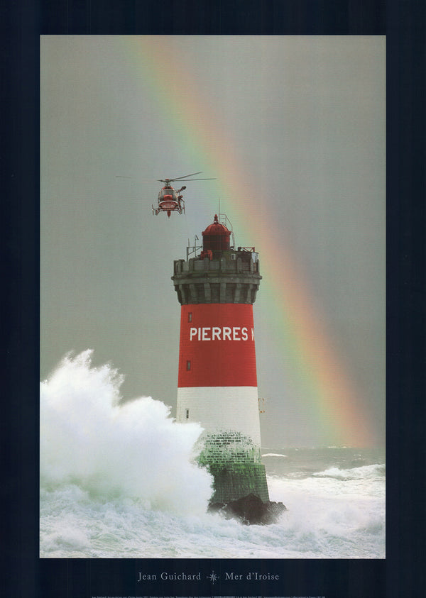 Rainbow over Iroise Sea, January 2001 by Jean Guichard - 20 X 28 Inches (Offset Lithograph)