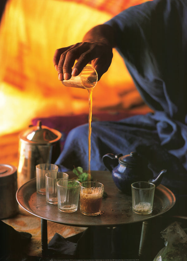Tea Ceremony, Mauritania, 1999 by Jean-Marc Durou - 20 X 28 Inches (Art Print)