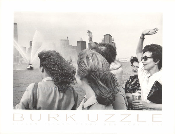 Staten Island Ferry, New York 1978 by Burk Uzzle - 20 X 26 Inches (Art Print)