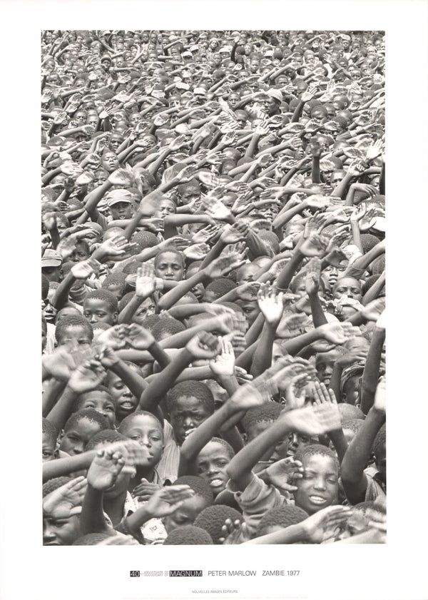 Zimbabwe, Refugees in Zambia, 1977 by Peter Marlow - 20 X 28 Inches (Art Print)
