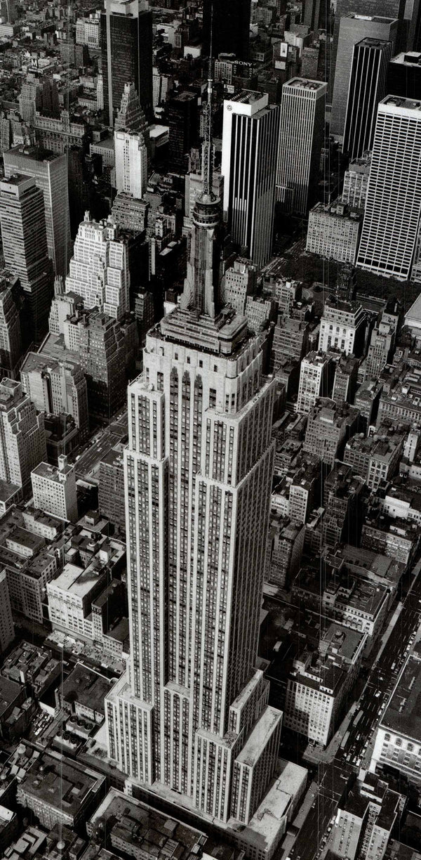 Empire State Building NYC, 1978 by René Burri - 20 X 40 Inches (Art Print)