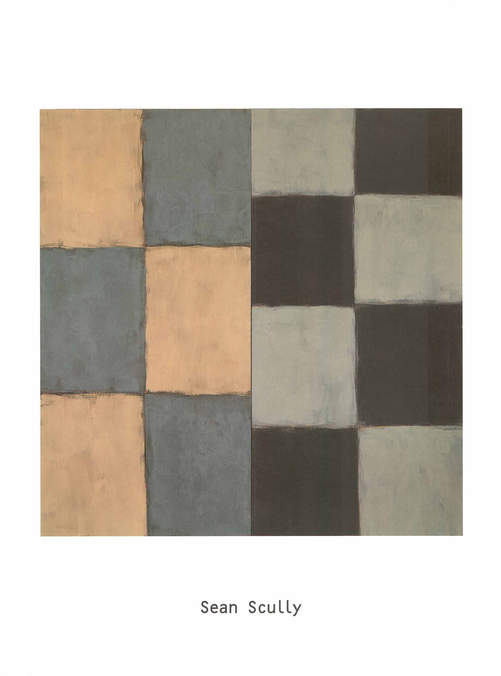 Union Blue Grey, 1998 by Sean Scully - 24 X 32 Inches (Art Print ...