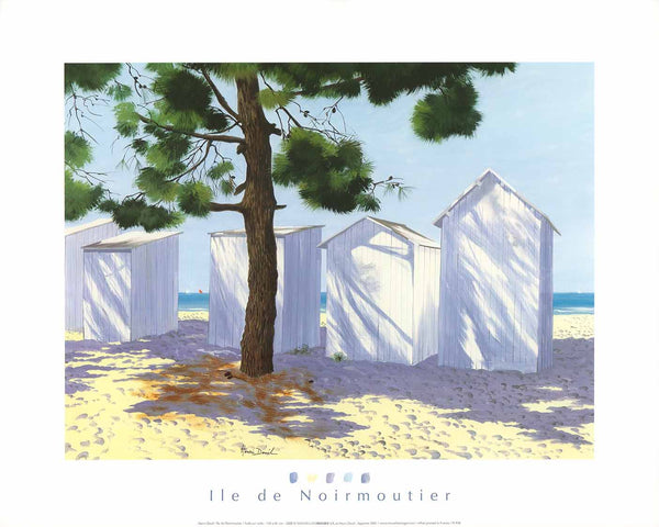 Ile de Noirmoutier by Henri Deuil - 16 X 20 Inches (Offset Lithograph)