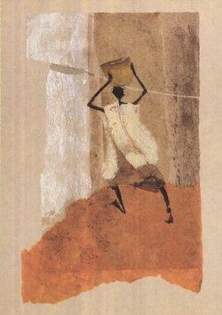 Man With a Calabash by Charlotte Derain - 28 X 40 Inches (Art Print)