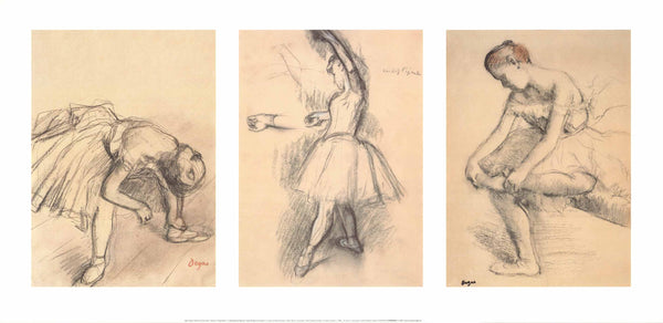 Dancers, 1896 by Edgar Degas - 20 X 40 Inches (Art Print)