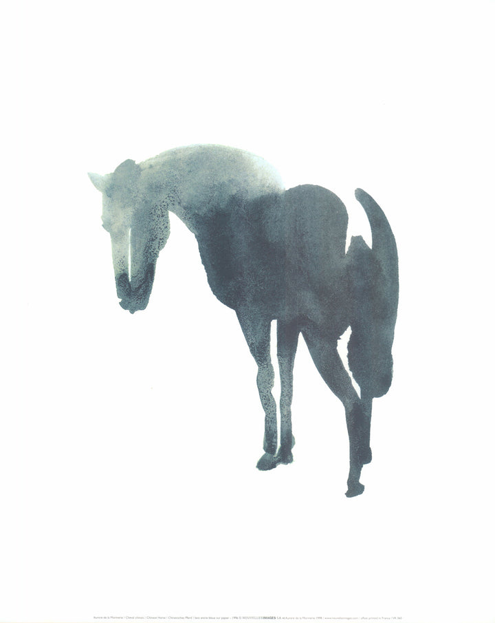 Chinese Horse, 1996 by Aurore de la Morinerie - 16 X 20 Inches (Offset Lithograph)