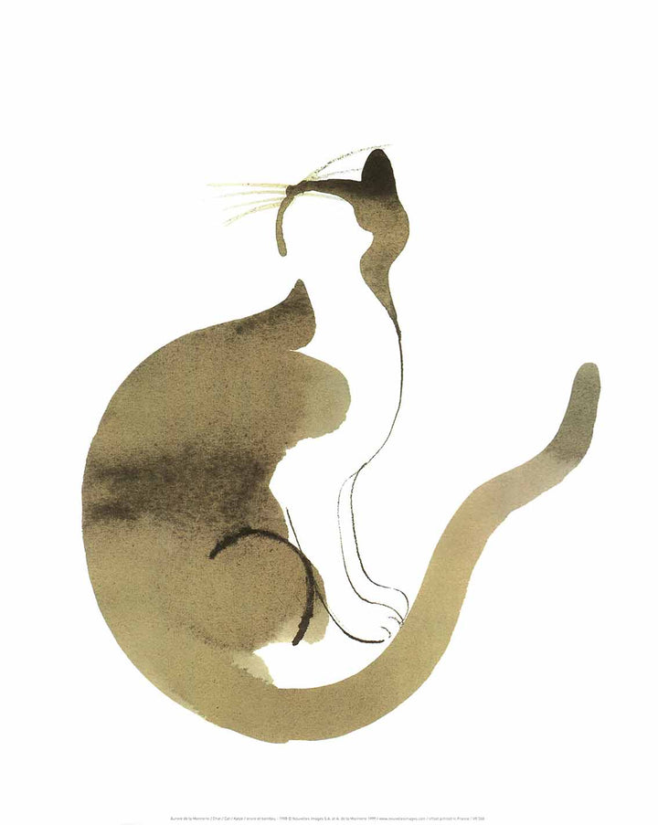 Cat, 1998 by Aurore de la Morinerie - 16 X 20 Inches (Art Print)