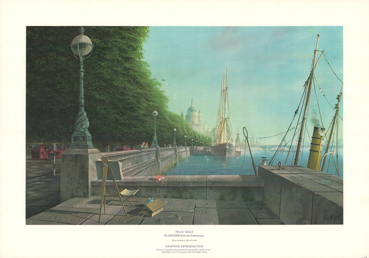 The Discovery from the Embankment by Felix Kelly - 17 X 24 Inches (Art Print)