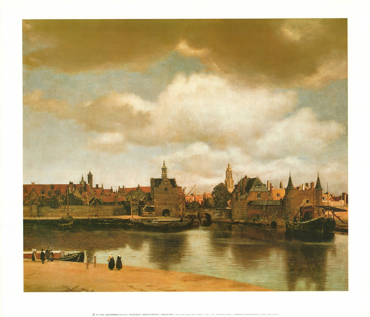 View of Delft by Jan Vermeer - 22 X 25 Inches (Art Print)