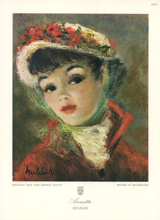 Annette by Huldah - 8 X 10 Inches (Art Print)