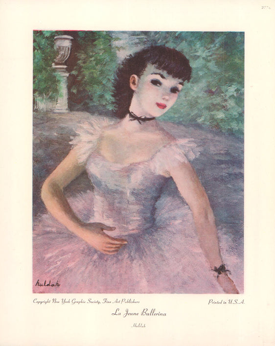 La Jeune Ballerina by Huldah - 8 X 10 Inches (Art Print)