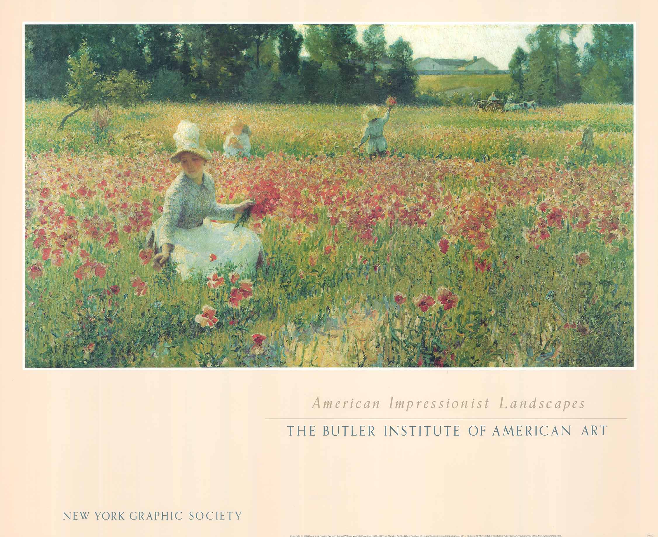 In Flanders Field by Robert William Vonnoh 26 X 32 Inches (Art Print