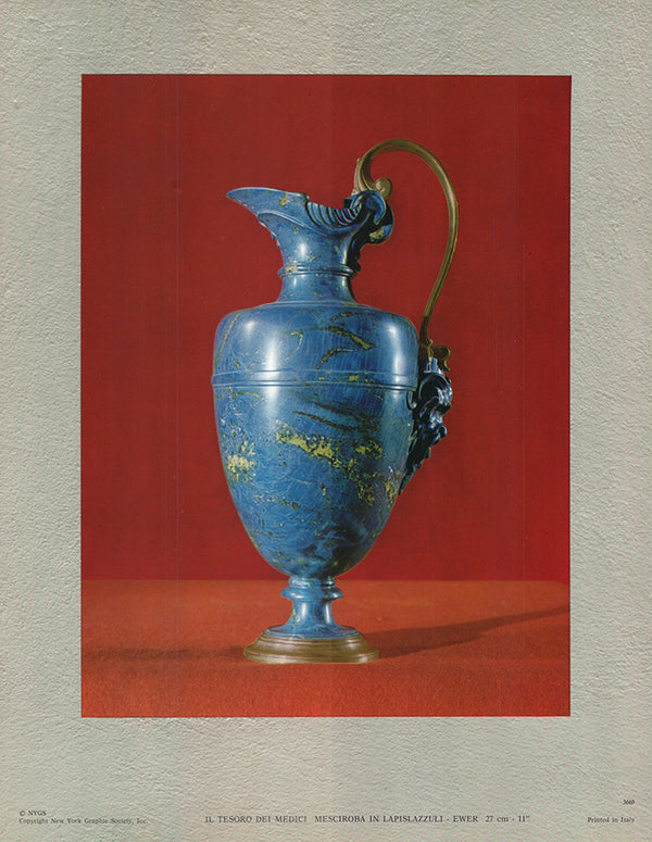 Il Tesoro Dei Medici Mesciroba in Lapislazzuli- 10 X 13 Inches (Art Print)