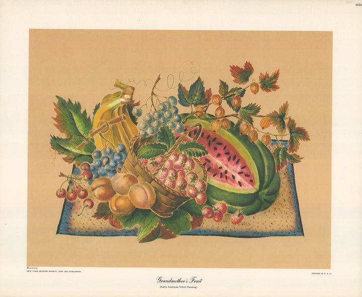 Grandmothers Fruit - 14 X 17 Inches (Art Print)