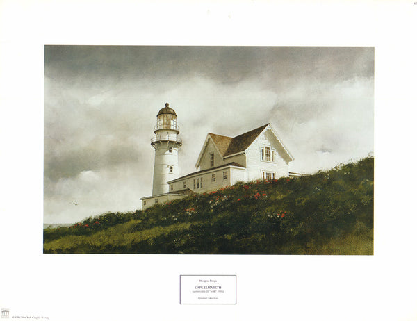 Cape Elizabeth by Douglas Brega - 14 X 18 Inches (Art Print)