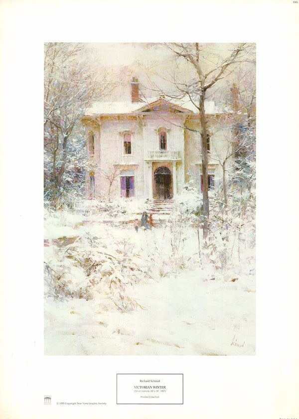 Victorian Winter by Richard Schmid - 14 X 19 Inches (Art Print)