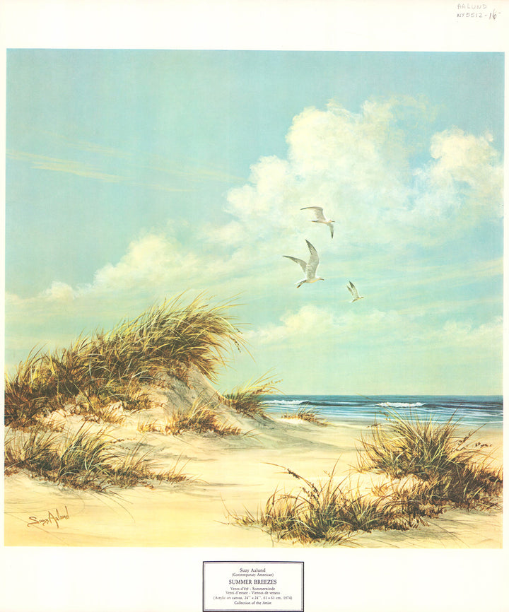 Summer Breezes by Suzy Aalund - 16 X 18 Inches (Art Print)