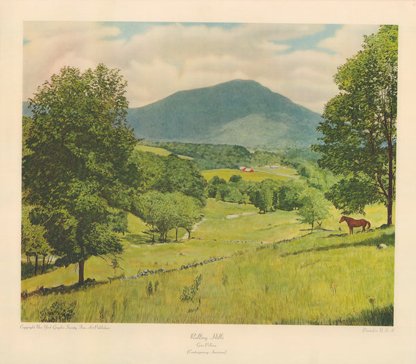 Rolling Hills by Gene Pelham - 21 X 24 Inches (Art Print)
