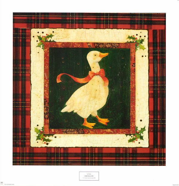 Christmas Goose by Jan Pashley - 26 X 27 Inches (Art Print)