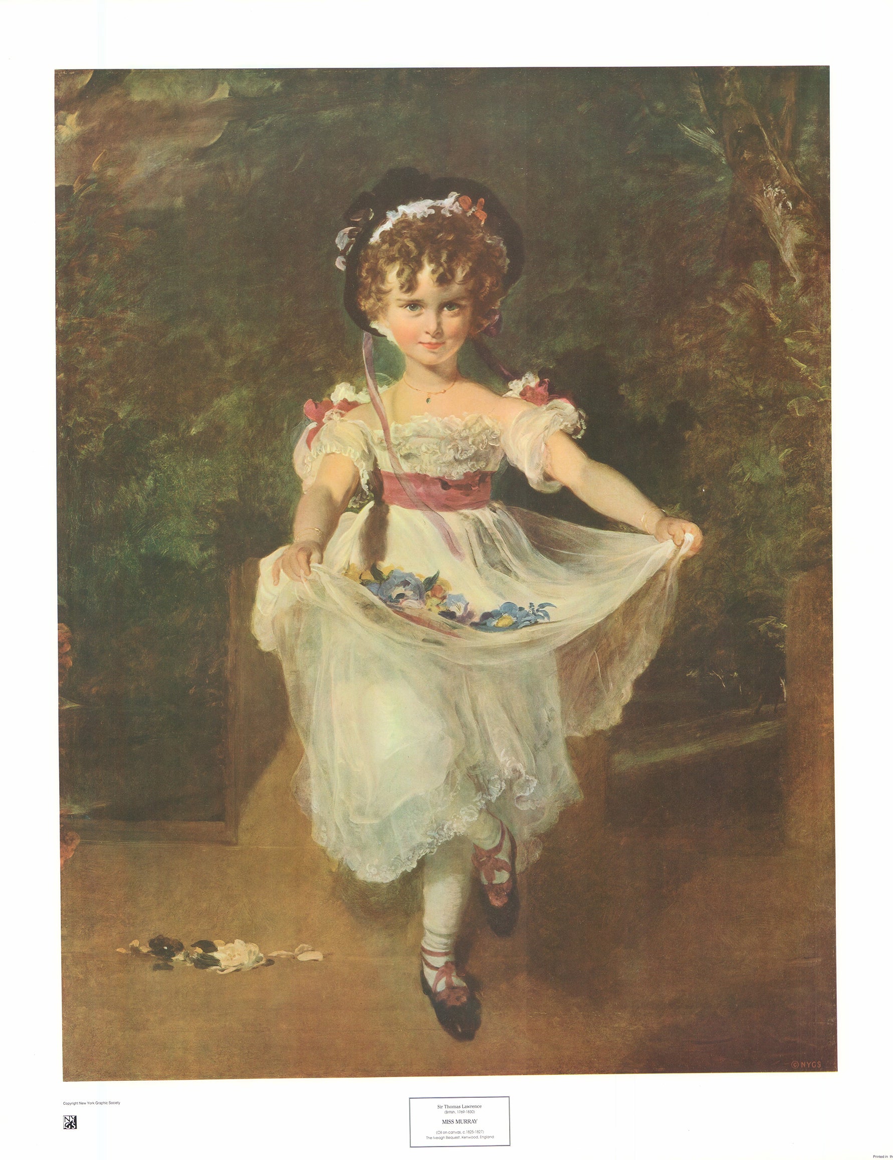 Miss Murray by Sir Thomas Lawrence - 26 X 33 Inches (Art Print ...