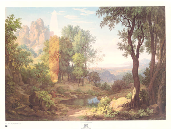 Midday, 1829 by Johann Martin von Rohden - 28 X 36 Inches (Art Print)