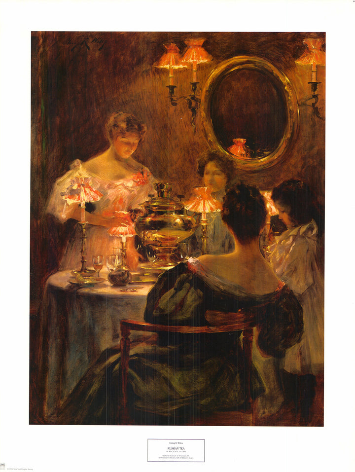 Russian Tea by Irving B. Wiles - 22 X 29 Inches (Art Print)