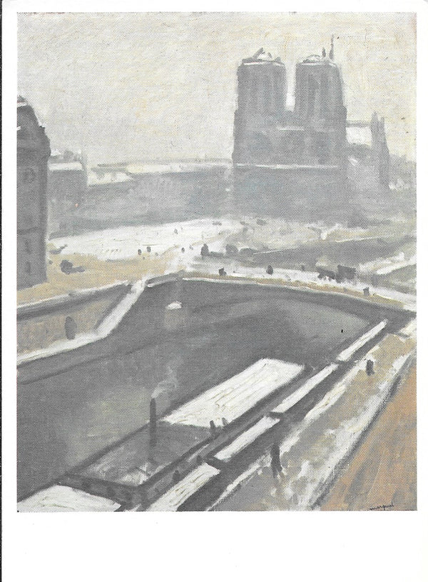 Notre-Dame-Sous-la-Neige  by Albert Marquet - 4 X 6 Inches (10 Postcards)