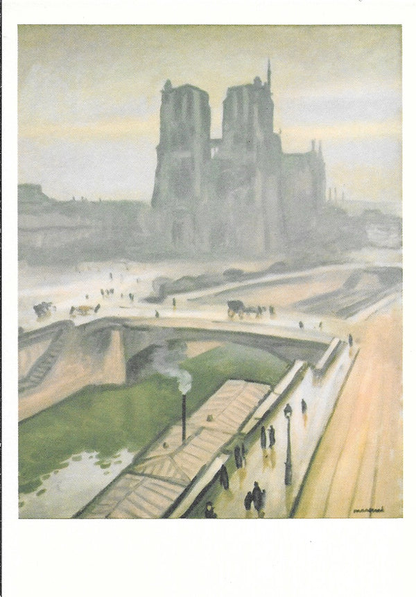 Notre-Dame by Albert Marquet - 4 X 6 Inches (10 Postcards)