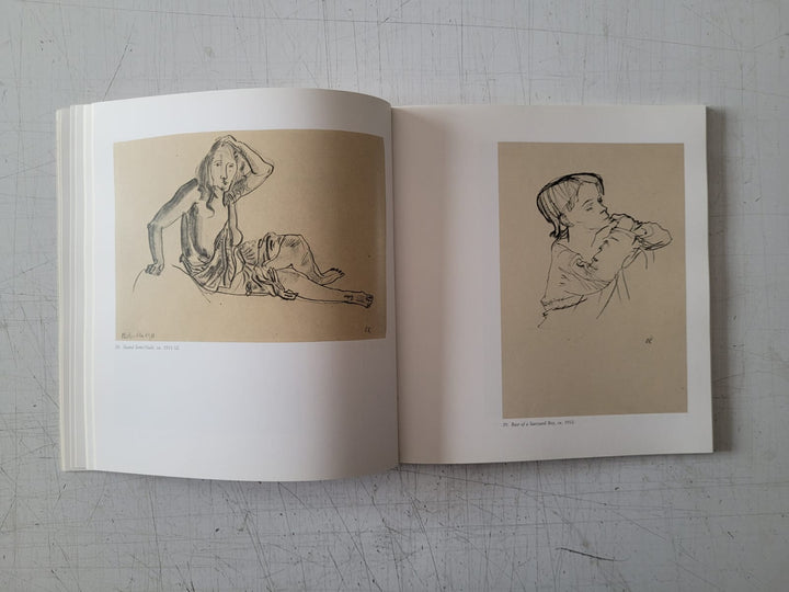 Oskar Kokoschka: Drawings and Watercolors, 1906-1924 by Serge Sabarsky (Vintage Softcover Book 1986)