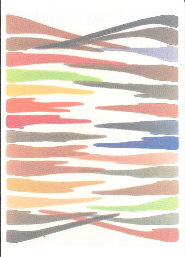 Omega IV by Morris Louis - 4 X 6 Inches (10 Postcards)
