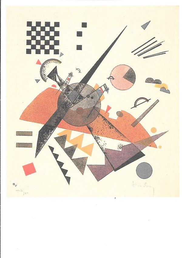 Orange, 1923 by Wassily Kandinsky - 4 X 6 Inches (10 Postcards)