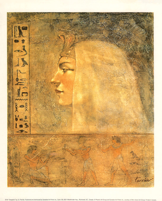 Cleopatra by John David Parrish (Egypt) - 10 X 12 Inches (Art Print)