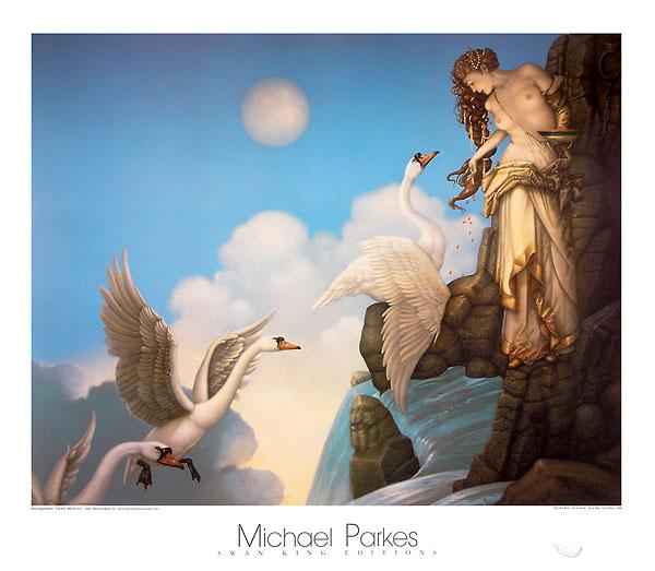 The Source by Michael Parkes - 28 X 32 Inches (Art Print)