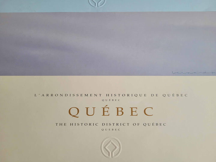 Québec by Bernard Pelletier - 20 X 32 Inches (Offset Lithograph)