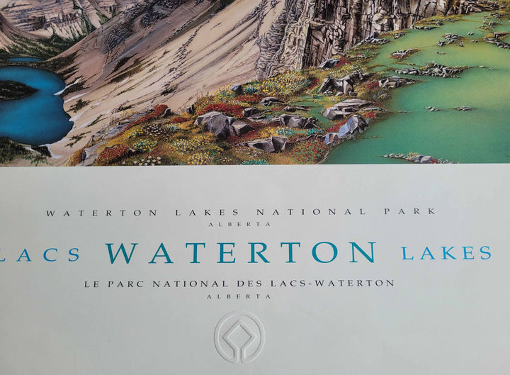 Waterton Lakes, National Park, Alberta, 1992 by Bernard Pelletier - 20 X 32 Inches (Offset Lithograph)