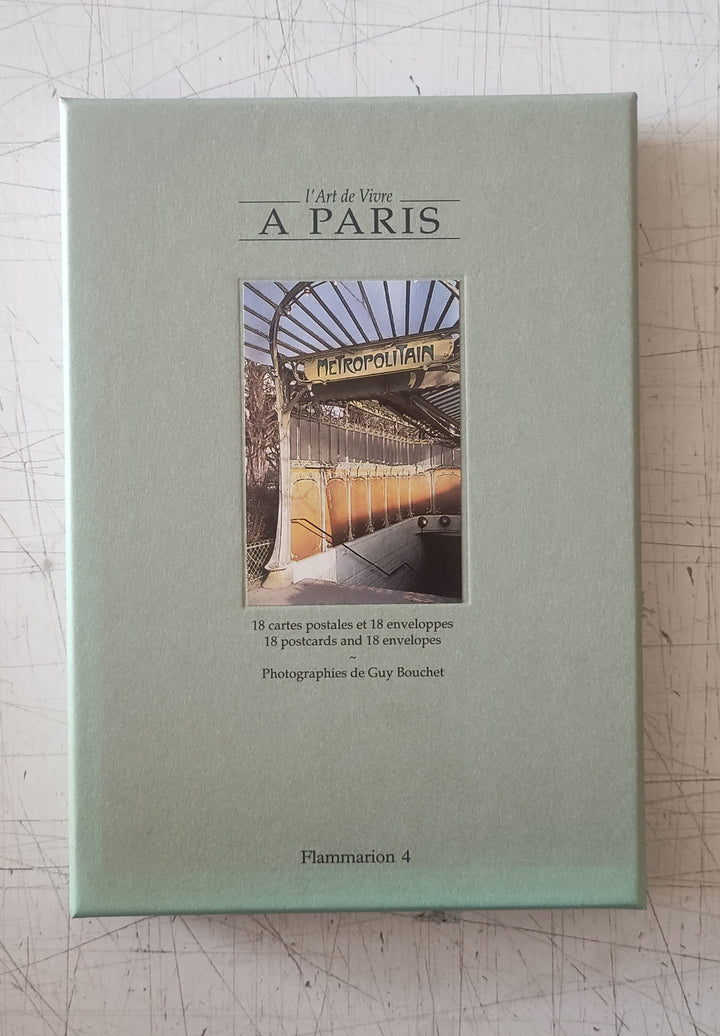 The Art of Living in Paris by Guy Bouchet - 18 Postcards and Envelopes (Postcard box)